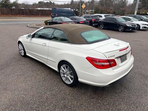 White 2011 Mercedes-Benz E-Class E 550 Cabriolet