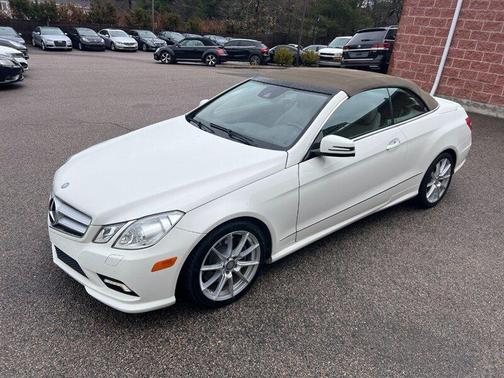 White 2011 Mercedes-Benz E-Class E 550 Cabriolet