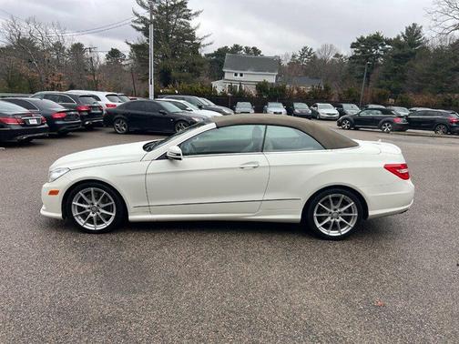White 2011 Mercedes-Benz E-Class E 550 Cabriolet
