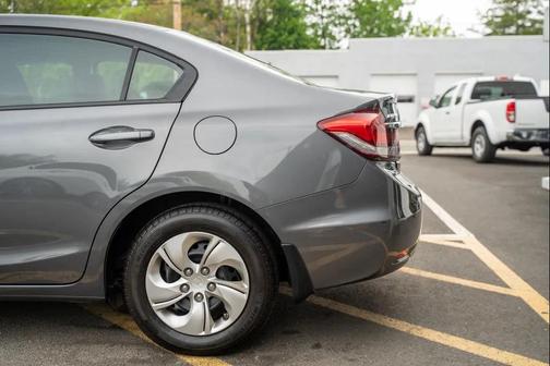 Alabaster Silver Metallic 2013 Honda Civic LX