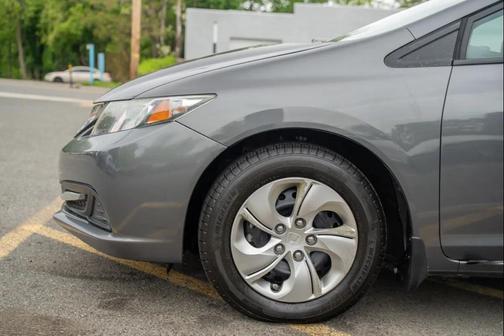 Alabaster Silver Metallic 2013 Honda Civic LX