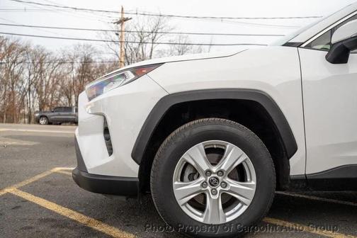 Super White 2019 Toyota RAV4 XLE