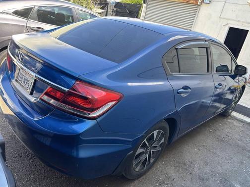 Blue 2013 Honda Civic EX