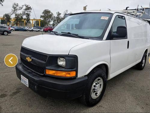 Off White 2013 Chevrolet Express 2500 Work Van