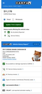 2017 Dodge Grand Caravan SE