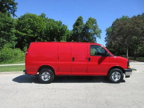 Red 2017 Chevrolet Express 2500 LT