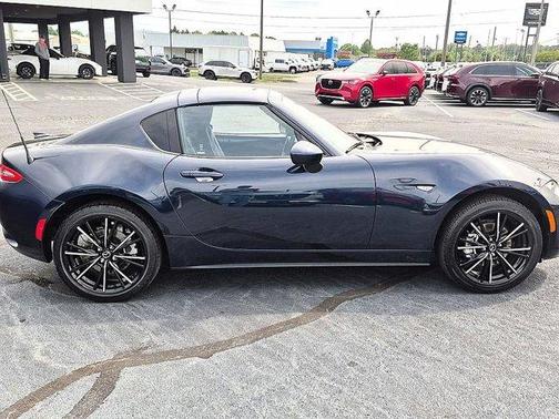 Blue 2025 Mazda MX-5 Miata RF Grand Touring
