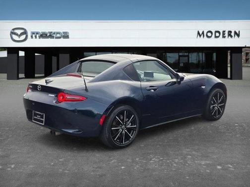 Blue 2025 Mazda MX-5 Miata RF Grand Touring