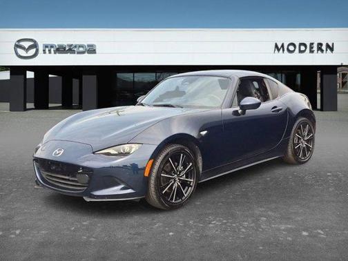 Blue 2025 Mazda MX-5 Miata RF Grand Touring