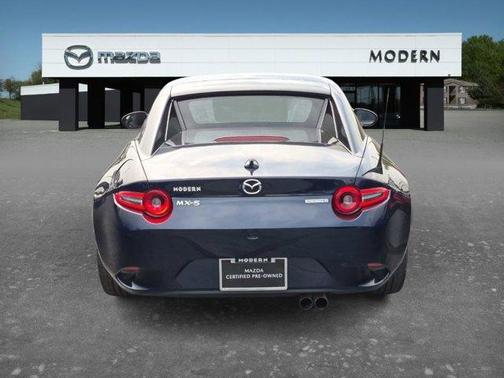 Blue 2025 Mazda MX-5 Miata RF Grand Touring
