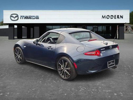 Blue 2025 Mazda MX-5 Miata RF Grand Touring