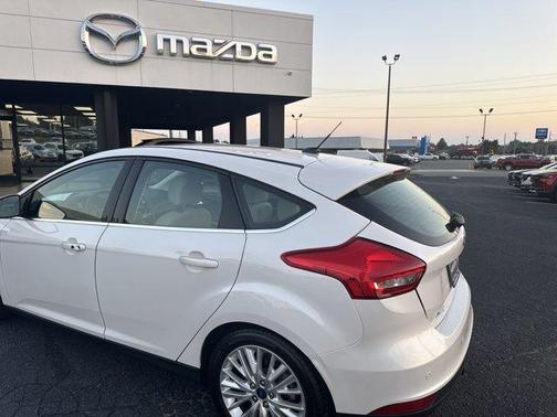 White 2018 Ford Focus Titanium
