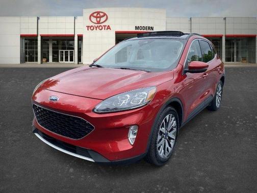 Red 2020 Ford Escape Titanium Hybrid