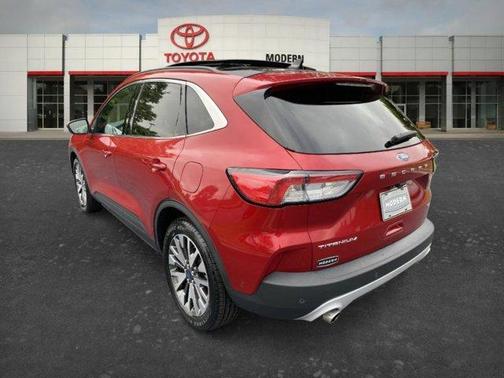 Red 2020 Ford Escape Titanium Hybrid