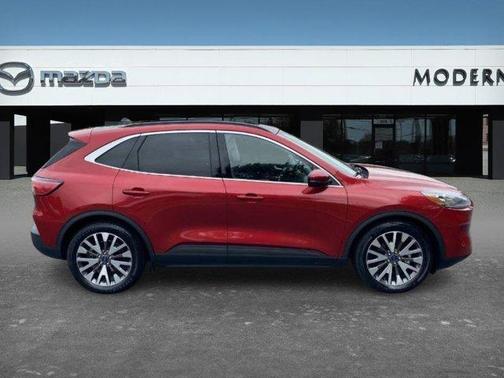 Red 2020 Ford Escape Titanium Hybrid