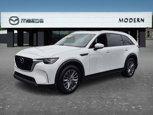 Rhodium White Metallic 2024 Mazda CX-90 3.3 Turbo Preferred