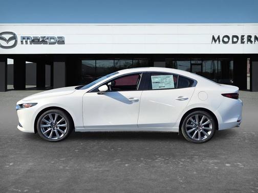 Snowflake White Pearl 2026 Mazda Mazda3 FWD w/Preferred Package