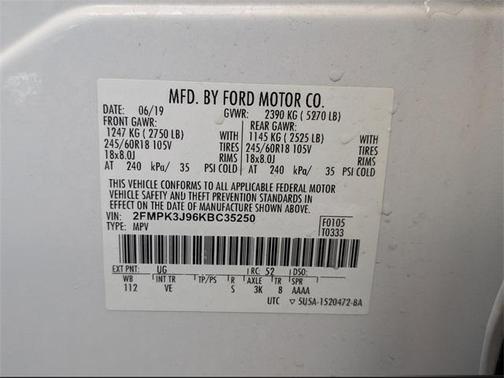2019 Ford Edge SEL