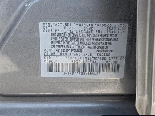 2017 Nissan Sentra S