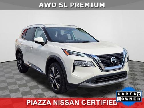 White 2021 Nissan Rogue SL