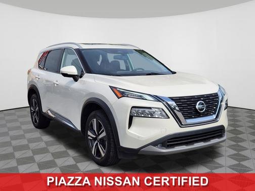White 2021 Nissan Rogue SL