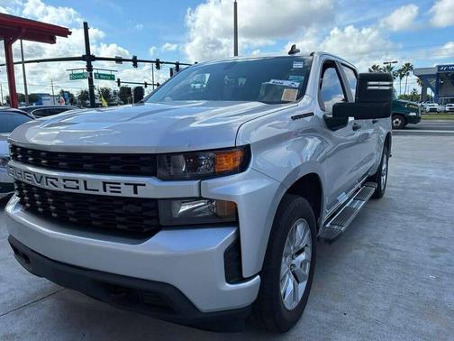 Silver Ice Metallic 2021 Chevrolet Silverado 1500 Custom