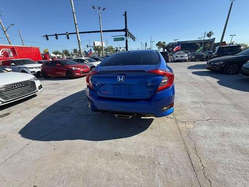 Aegean Blue Metallic 2019 Honda Civic Sport