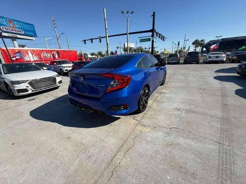 Aegean Blue Metallic 2019 Honda Civic Sport