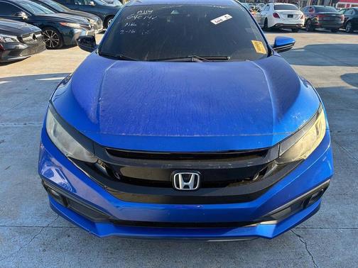 Aegean Blue Metallic 2019 Honda Civic Sport