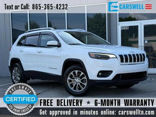 Bright White Clearcoat 2019 Jeep Cherokee Latitude Plus