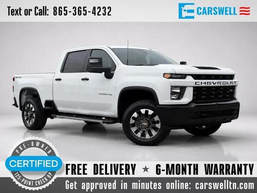 Summit White 2021 Chevrolet Silverado 2500 Custom