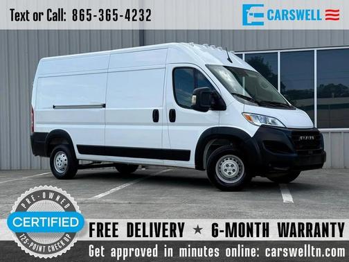Bright White Clearcoat 2023 RAM ProMaster 2500 High Roof