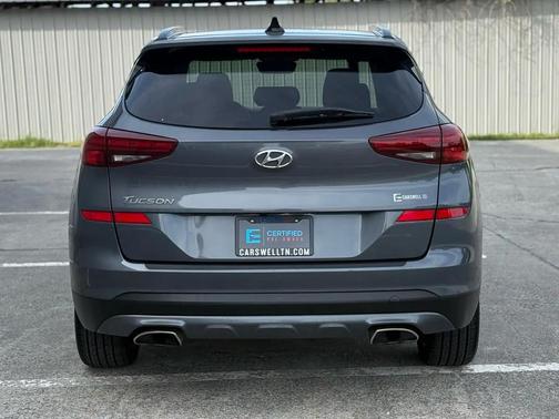 Coliseum Gray 2019 Hyundai TUCSON Night