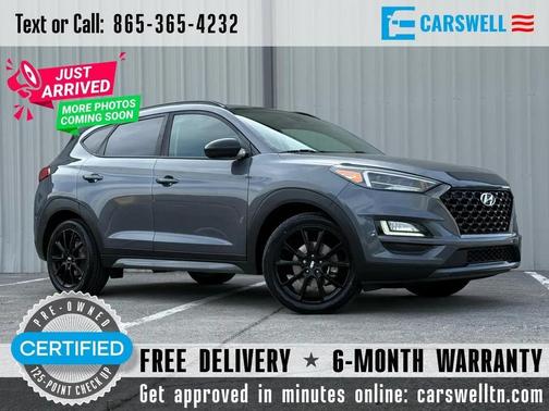 Coliseum Gray 2019 Hyundai TUCSON Night