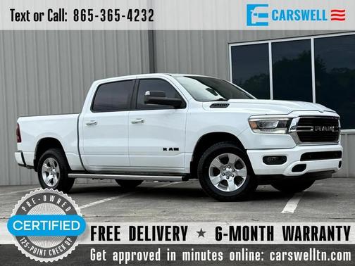 Bright White Clearcoat 2019 RAM 1500 Big Horn