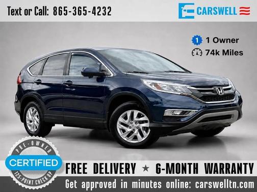 Blue 2015 Honda CR-V EX