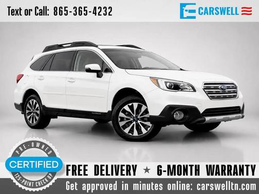 Crystal White Pearl 2017 Subaru Outback 2.5i Limited