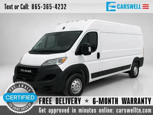 Bright White Clearcoat 2023 RAM ProMaster 2500 High Roof