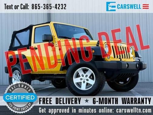 Baja Yellow Clearcoat 2015 Jeep Wrangler Sport