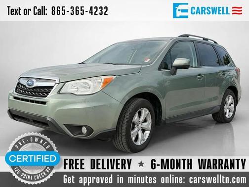 Jasmine Green Metallic 2014 Subaru Forester 2.5i Touring