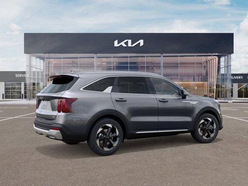Steel Gray 2026 Kia Sorento Hybrid EX