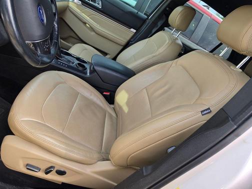 WHITE PLATINUM MET TRI-COAT 2017 Ford Explorer Limited