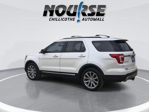 WHITE PLATINUM MET TRI-COAT 2017 Ford Explorer Limited