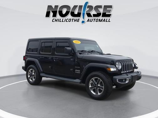 Black Clearcoat 2018 Jeep Wrangler Unlimited Sahara