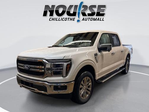 STAR WHITE METALLIC TRICOAT 2025 Ford F-150 Lariat Truck