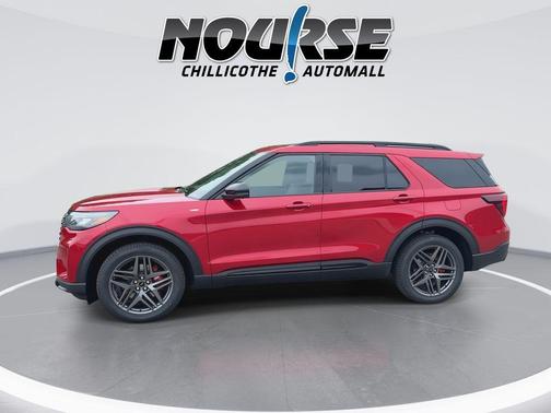 Rapid Red Metallic Tinted Clearcoat 2026 Ford Explorer ST-Line