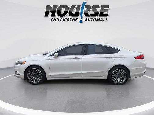 White Platinum Metallic Tri-Coat 2017 Ford Fusion SE