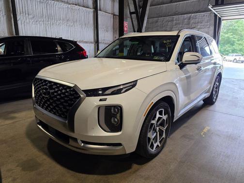 Hyper White 2021 Hyundai PALISADE Calligraphy