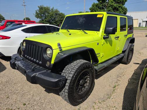 Hypergreen Clearcoat 2016 Jeep Wrangler Unlimited Sport