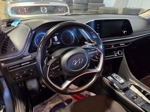 Hampton Gray 2022 Hyundai SONATA Hybrid SE